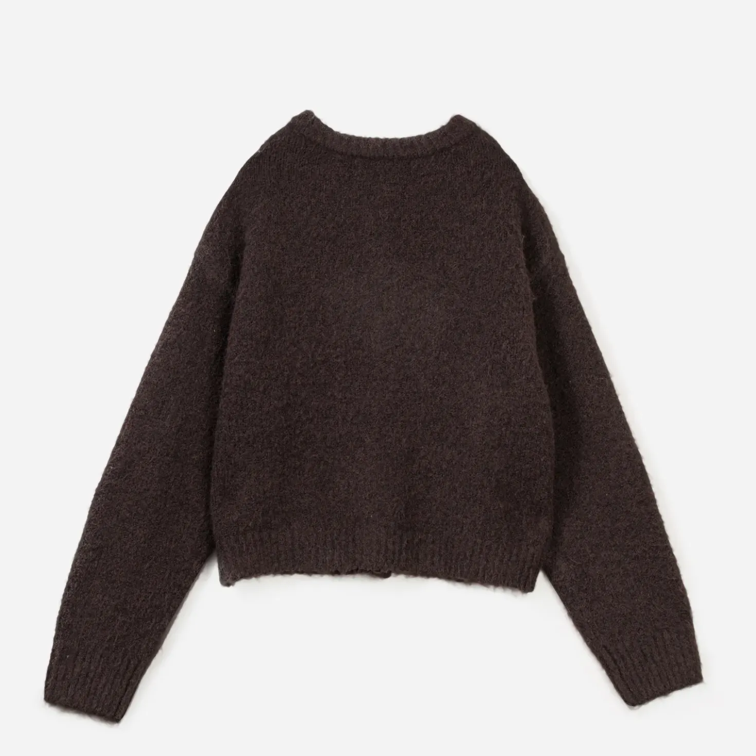 Cardigan TEXTO marron en tricot