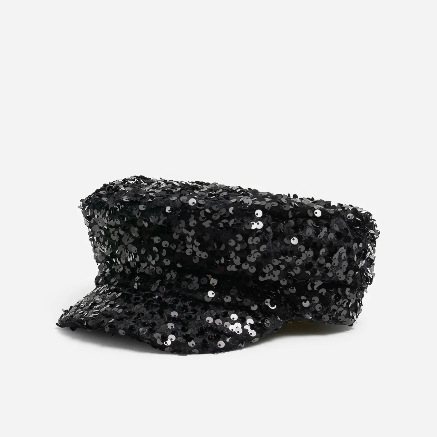 Casquette de marin TEXTO noire sequins