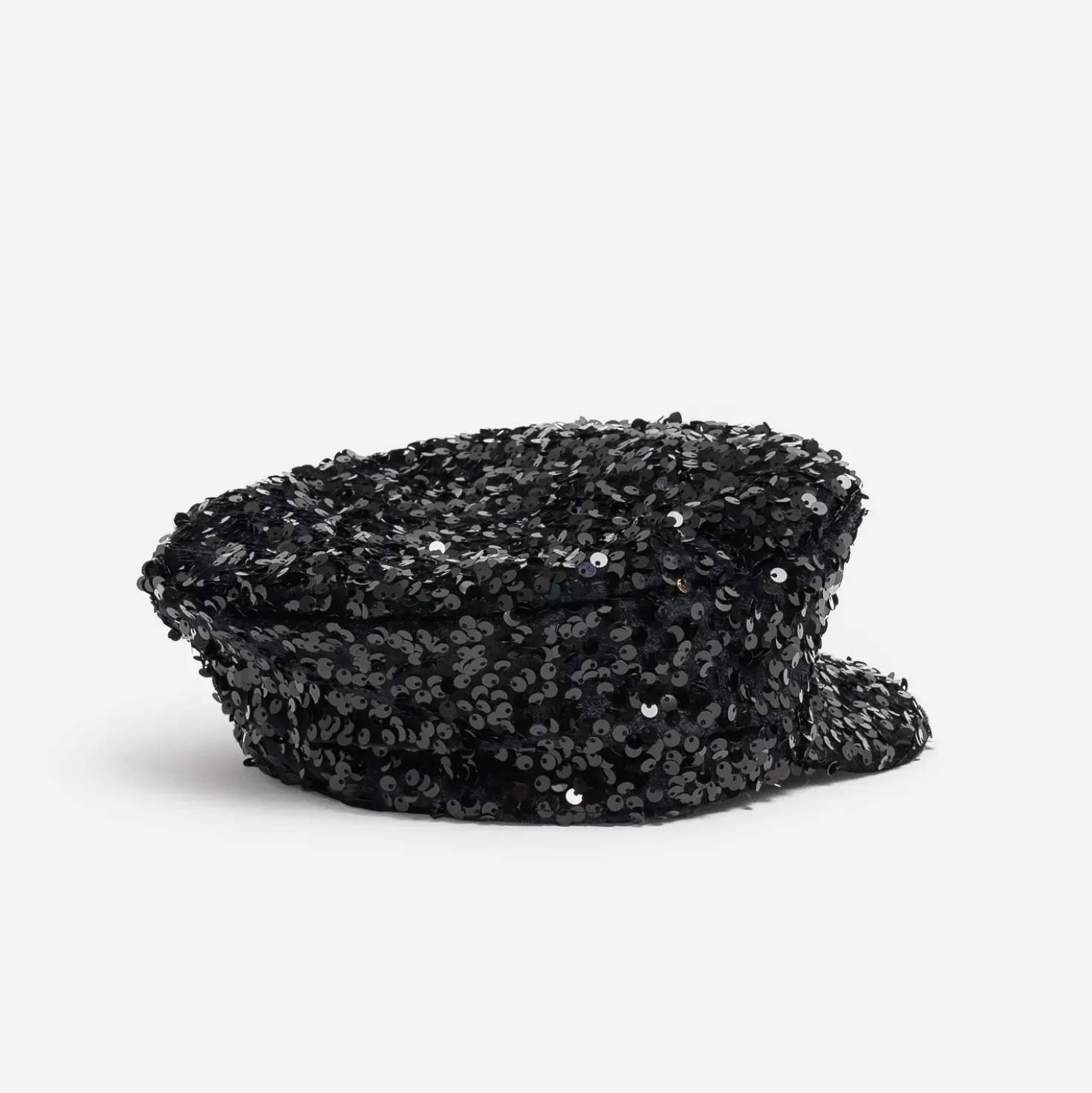 Casquette de marin TEXTO noire sequins