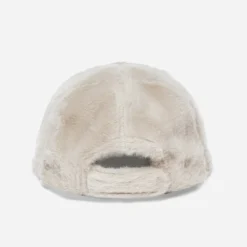 Casquette TEXTO beige imitation fourrure