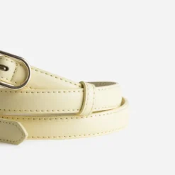 Ceinture jaune fine