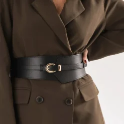 Ceinture large noire
