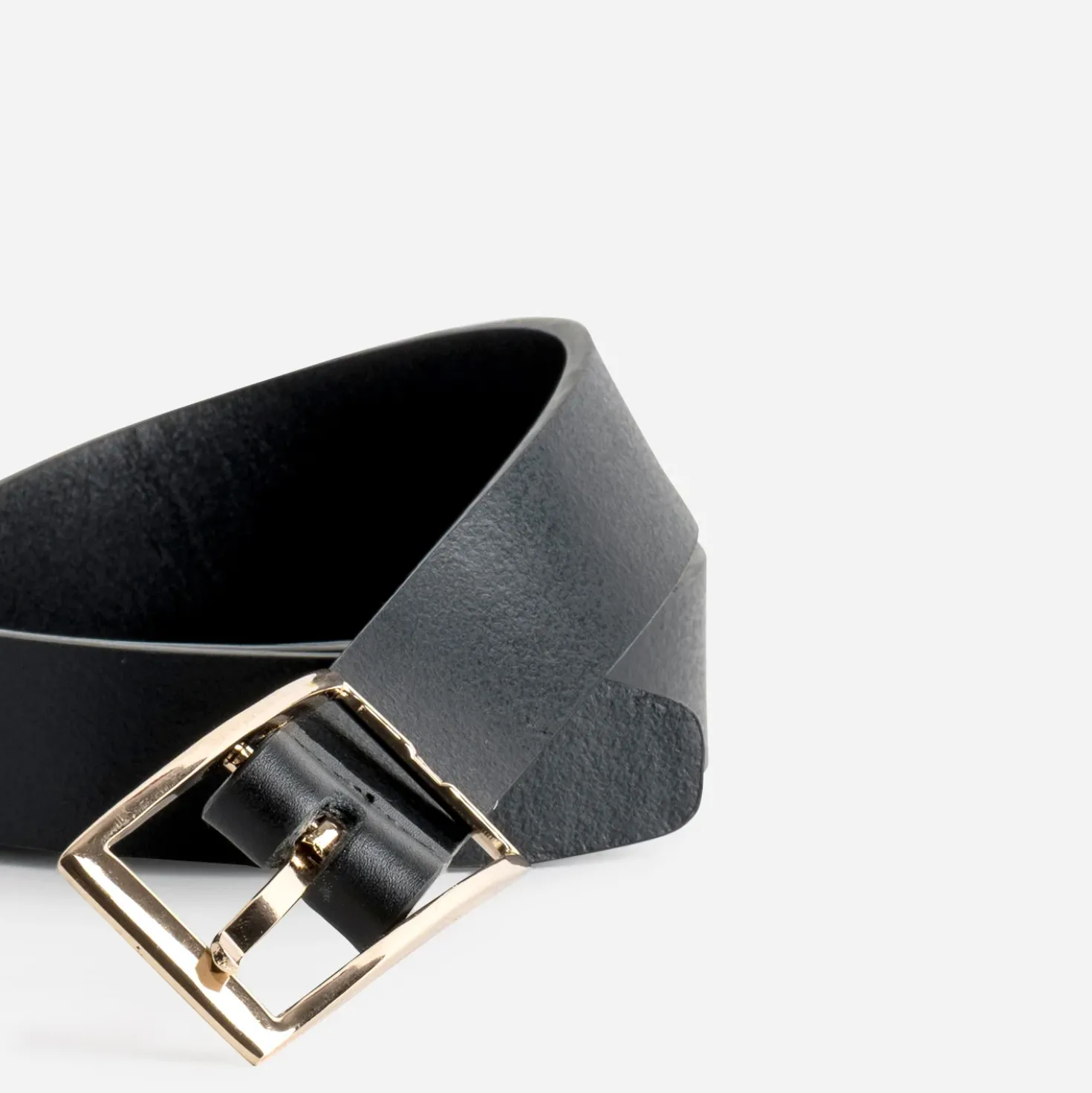 Ceinture noire cuir