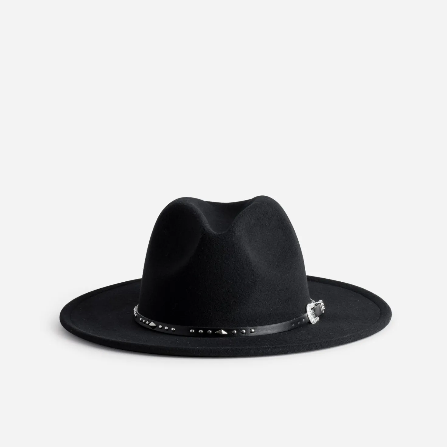 Chapeau TEXTO noir galon esprit rock