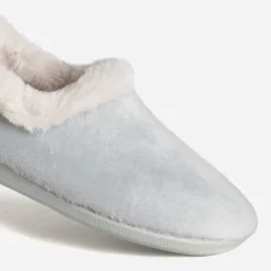 Chausson gris fourré