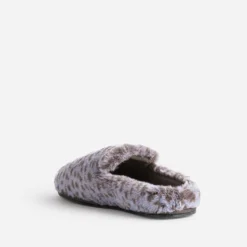 Chausson gris pour femme