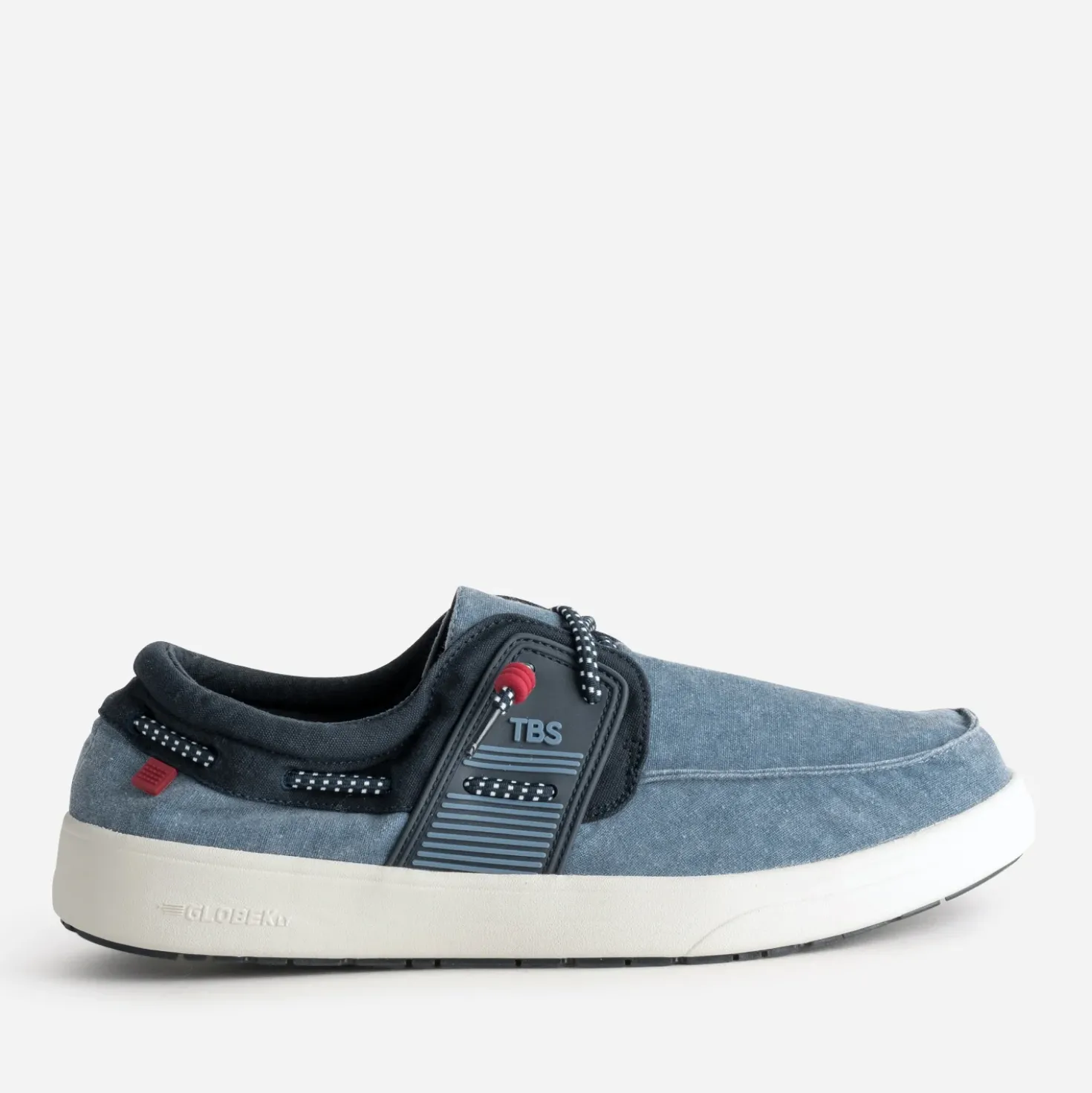 Chaussure-bateau TBS bleue toile