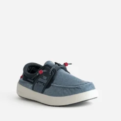 Chaussure-bateau TBS bleue toile