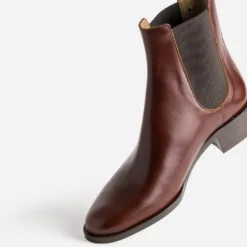 Chelsea boots ATELIER 1927 acajou cuir