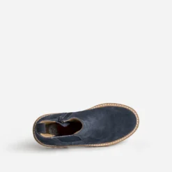 Chelsea boots BUGGY marine cuir velours