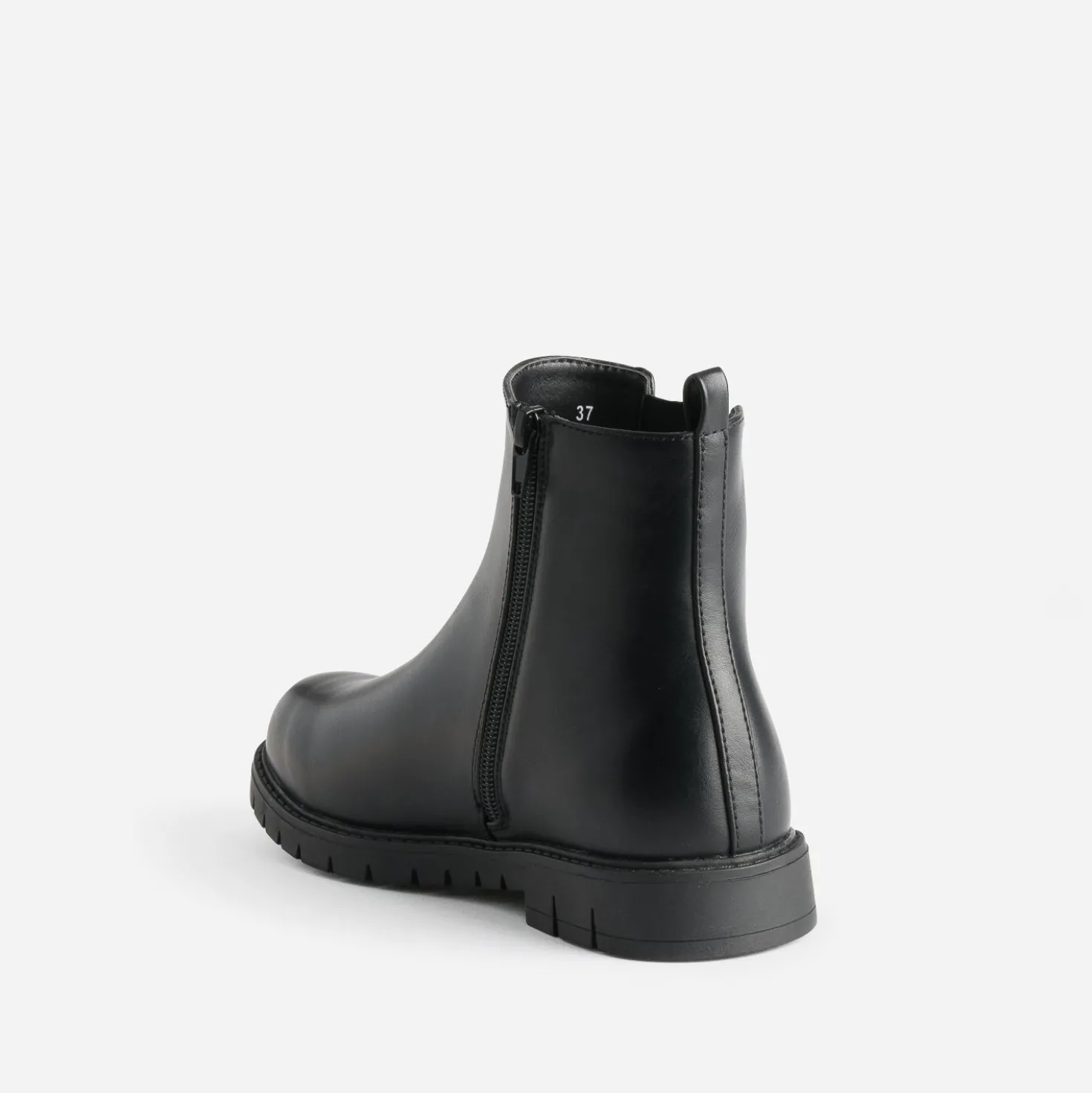 Chelsea boots BUGGY noir à semelle crantée