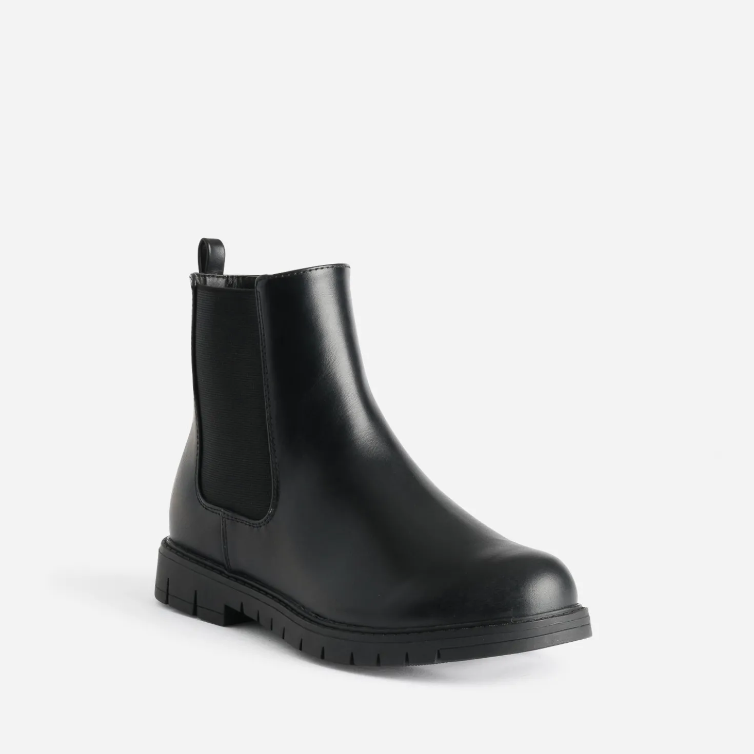 Chelsea boots BUGGY noir à semelle crantée