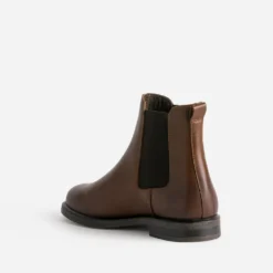 Chelsea boots cognac cuir