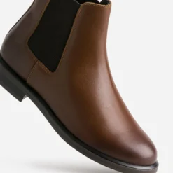Chelsea boots cognac cuir