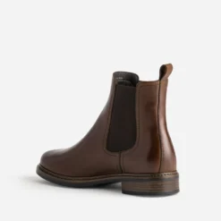 Chelsea boots cognac cuir