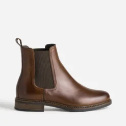Chelsea boots cognac cuir