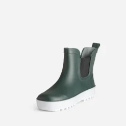 Chelsea boots de pluie BE ONLY kaki patch crocodile