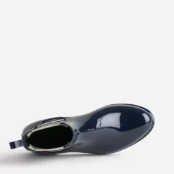 Chelsea boots de pluie IGOR marine élastiques rayés