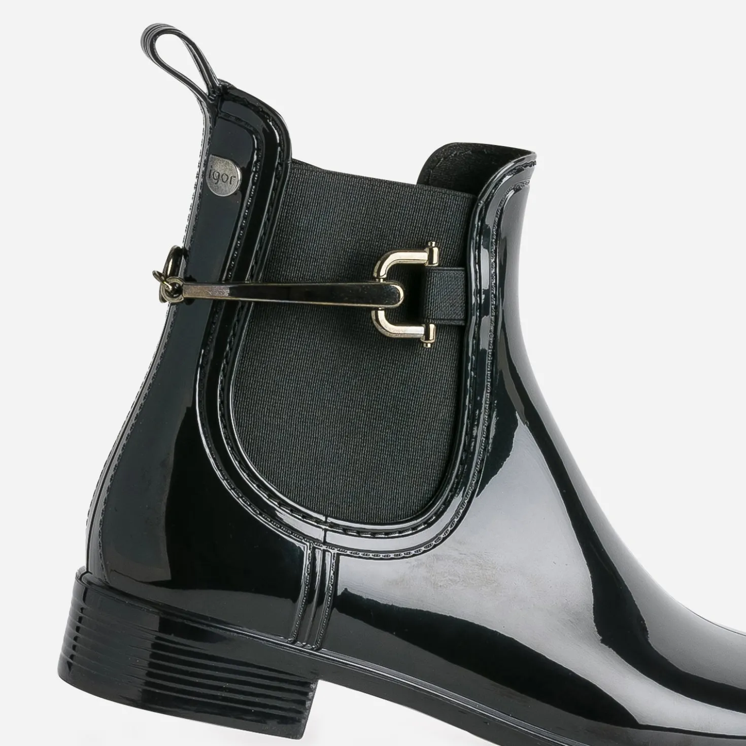 Chelsea boots de pluie IGOR noir