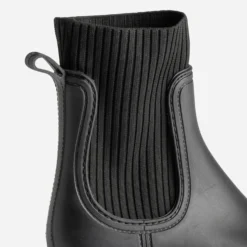 Chelsea boots de pluie noir