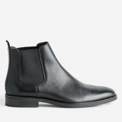 Chelsea boots ERAM FLEX noir en cuir
