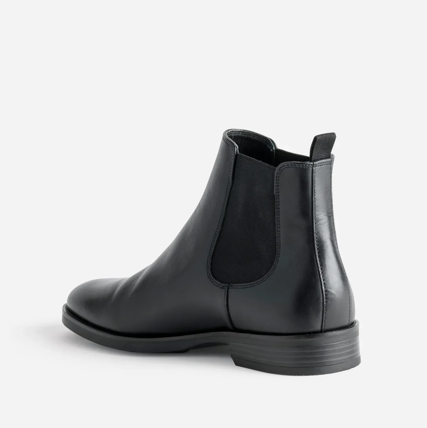 Chelsea boots ERAM FLEX noir en cuir