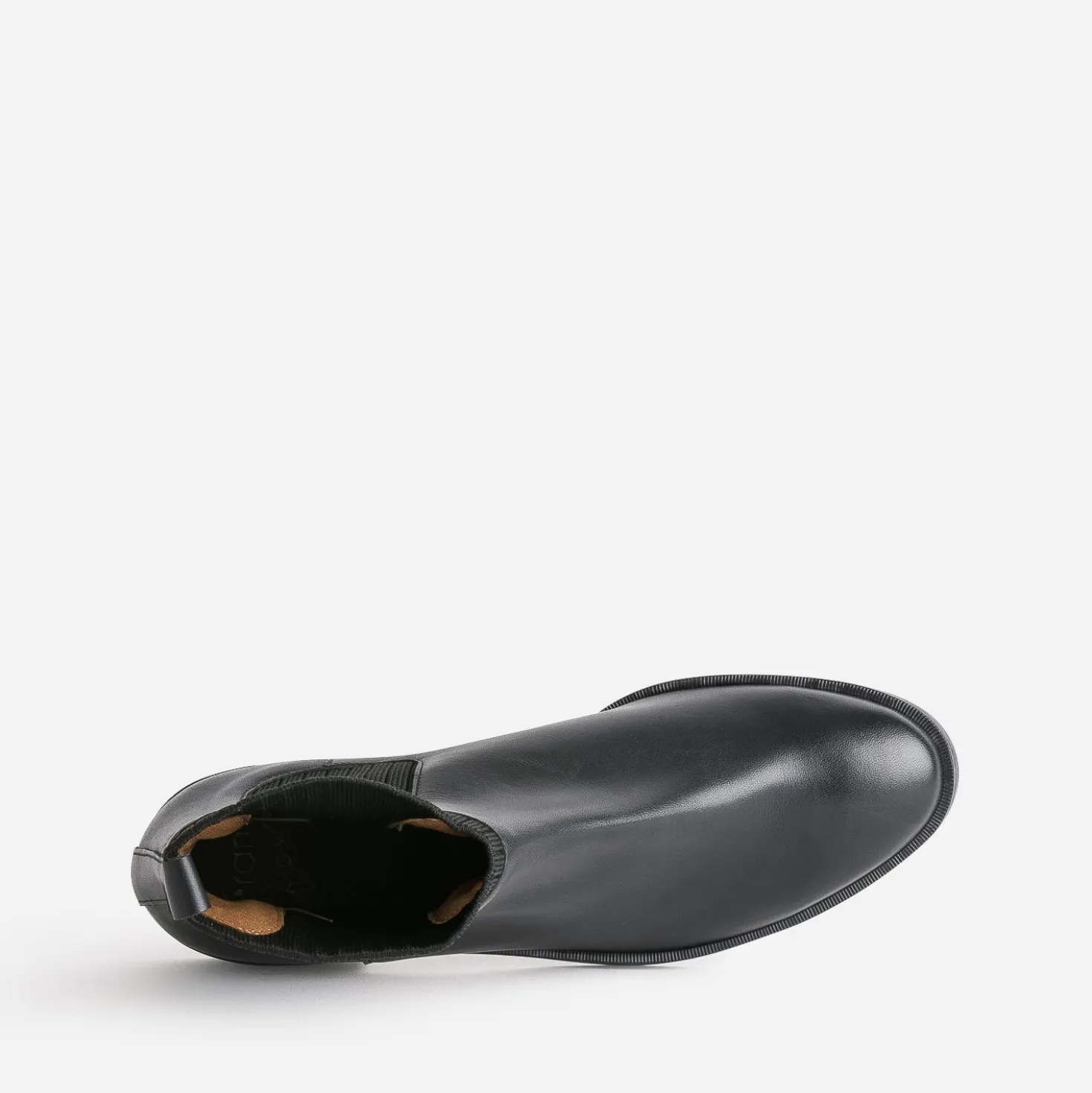 Chelsea boots ERAM FLEX noir en cuir