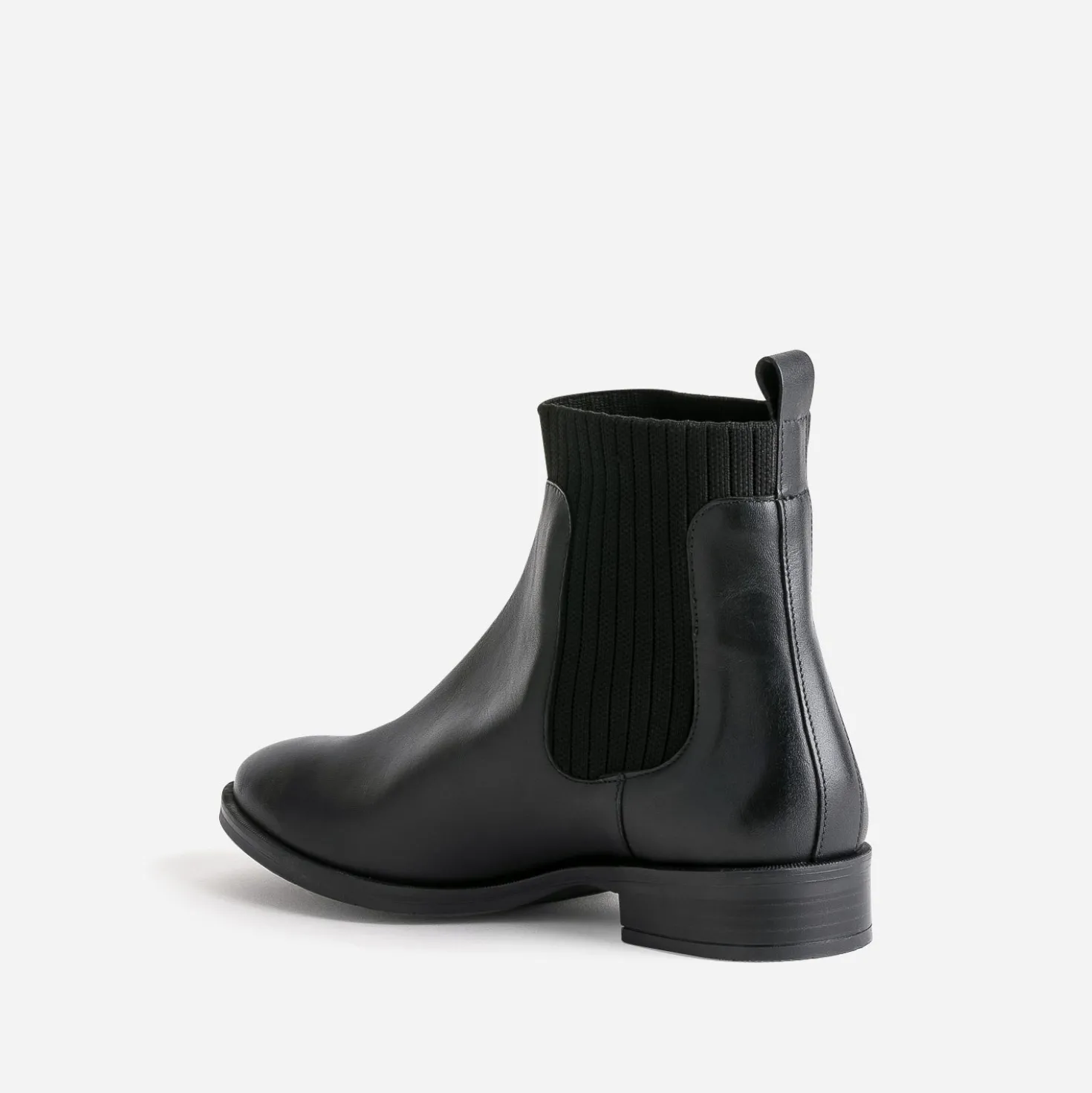 Chelsea boots ERAM FLEX noir en cuir