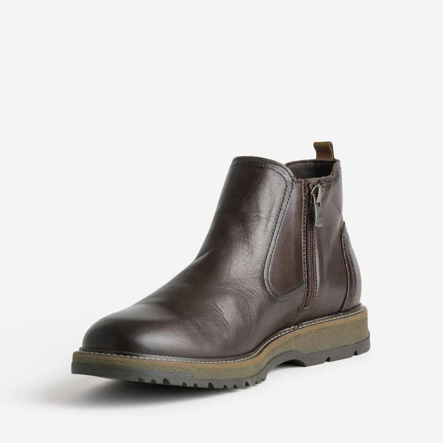 Chelsea boots FLUCHOS marron cuir