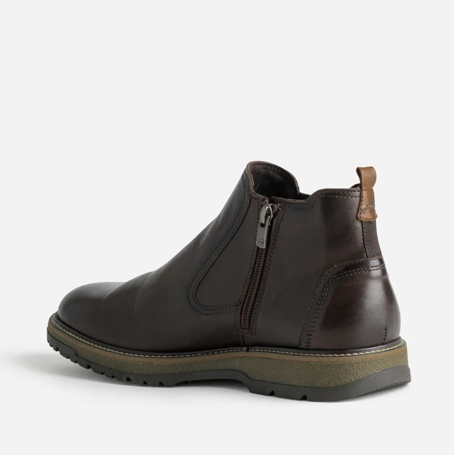 Chelsea boots FLUCHOS marron cuir