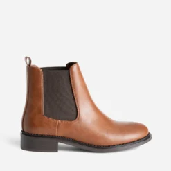 Chelsea boots marron clair