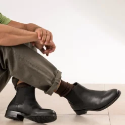 Chelsea boots noir cuir