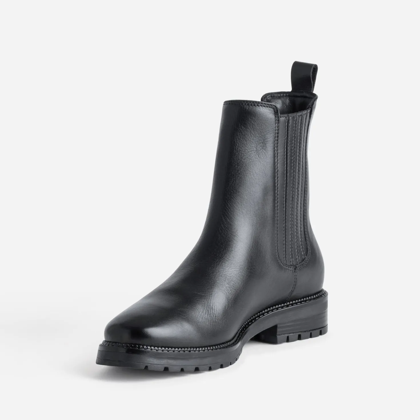 Chelsea boots noir cuir