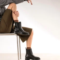 Chelsea boots noir cuir