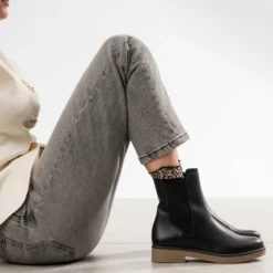 Chelsea boots noir cuir