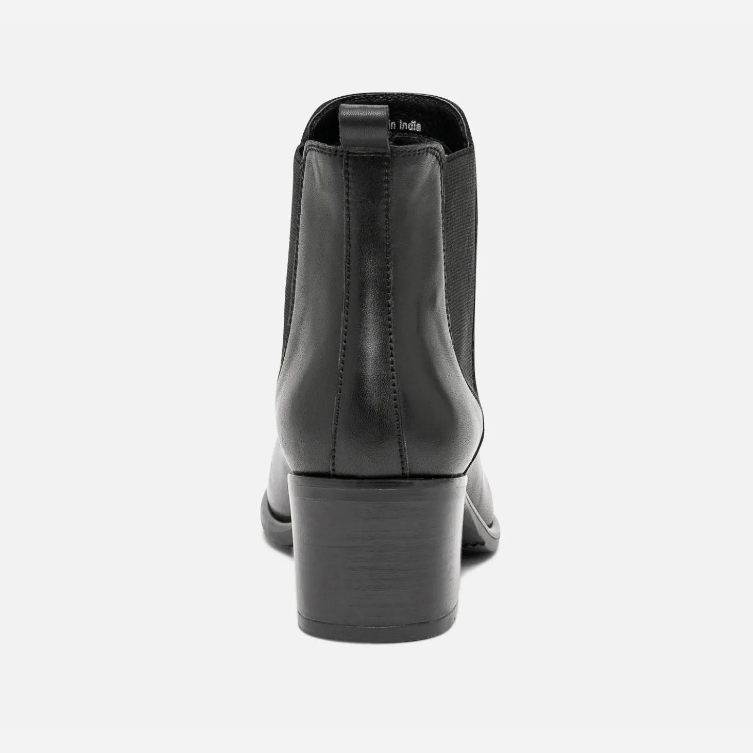 Chelsea boots noir en cuir
