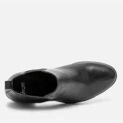 Chelsea boots noir en cuir