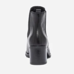 Chelsea boots noir en cuir éco-conçu