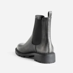Chelsea boots TEXTO gris métallisé