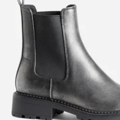 Chelsea boots TEXTO gris métallisé