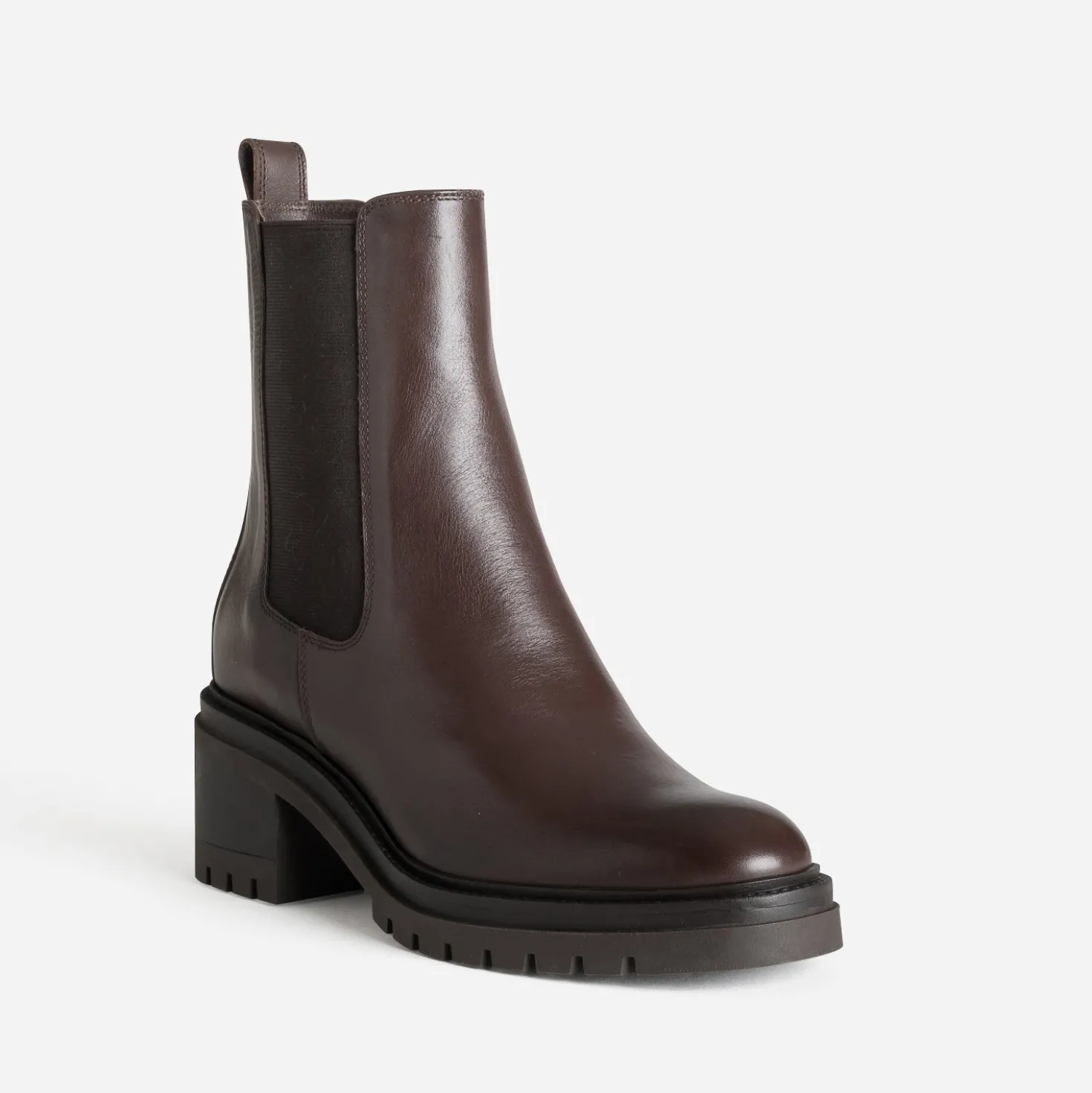 Chelsea boots TEXTO marron cuir