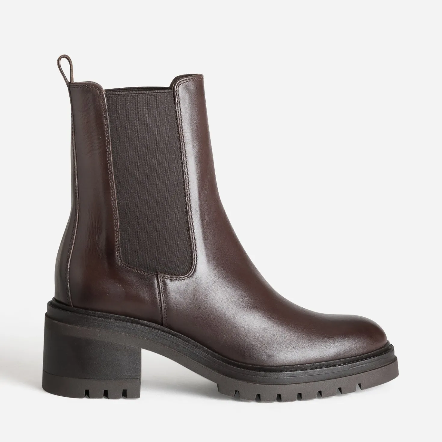 Chelsea boots TEXTO marron cuir