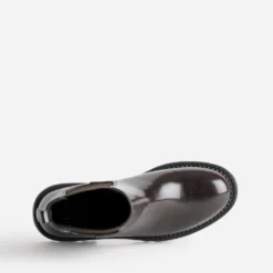 Chelsea boots TEXTO marron foncé glacé