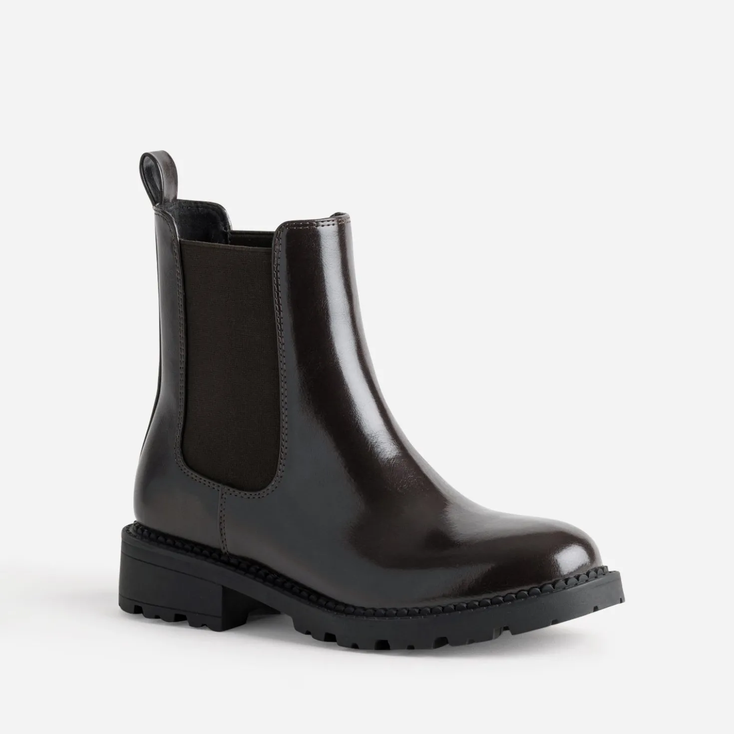 Chelsea boots TEXTO marron foncé glacé