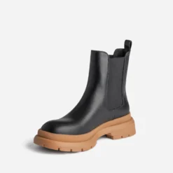 Chelsea boots TEXTO noir éco-conçu