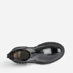Chelsea boots TEXTO noir glacé cranté