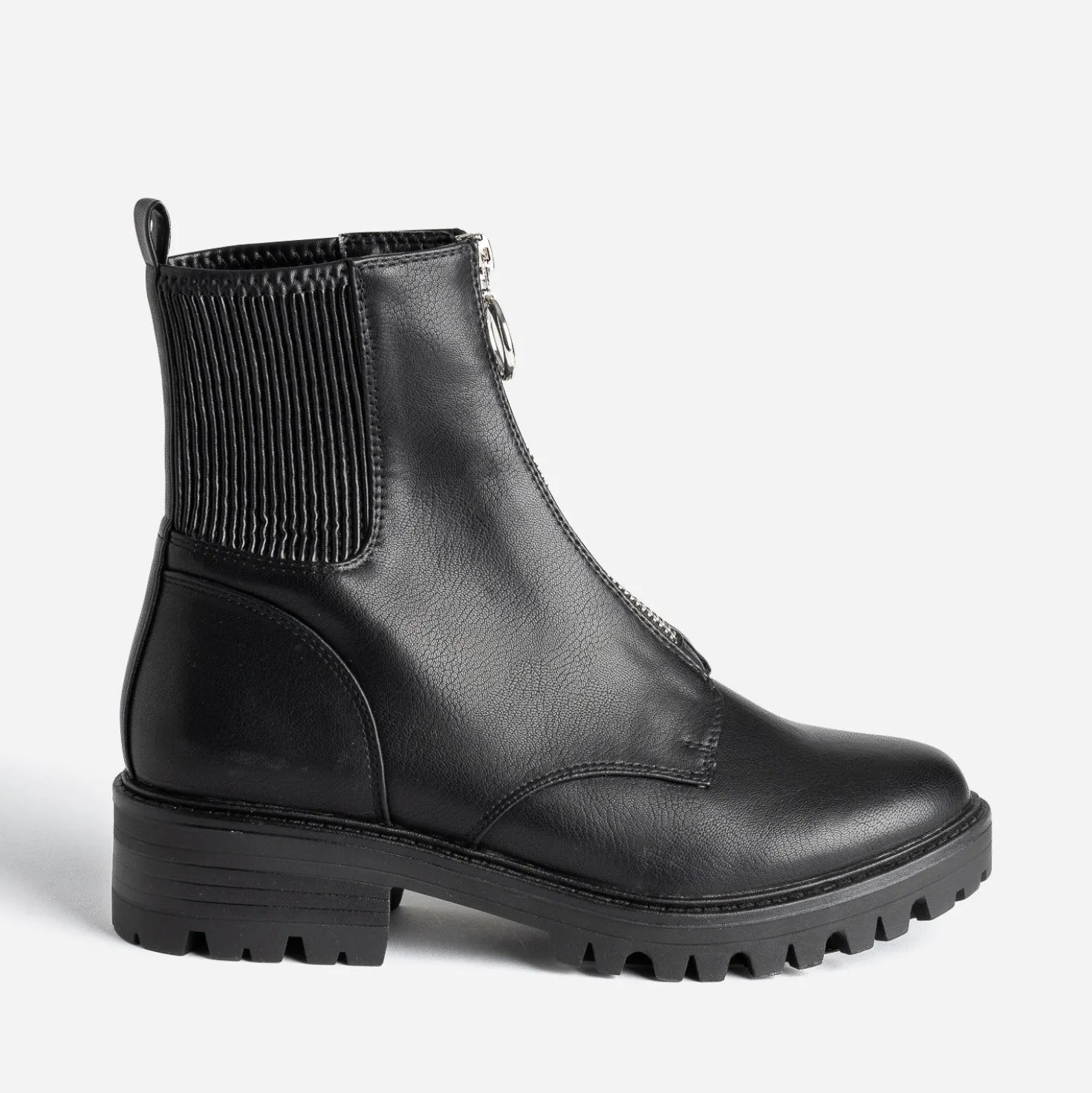 Chelsea boots TEXTO noir zippé