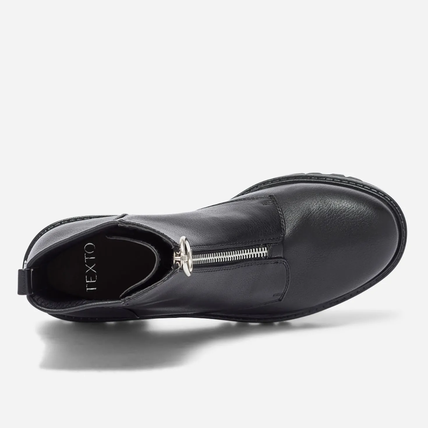 Chelsea boots TEXTO noir zippé