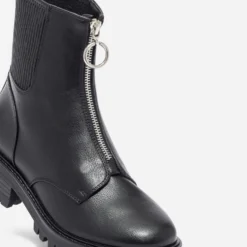 Chelsea boots TEXTO noir zippé