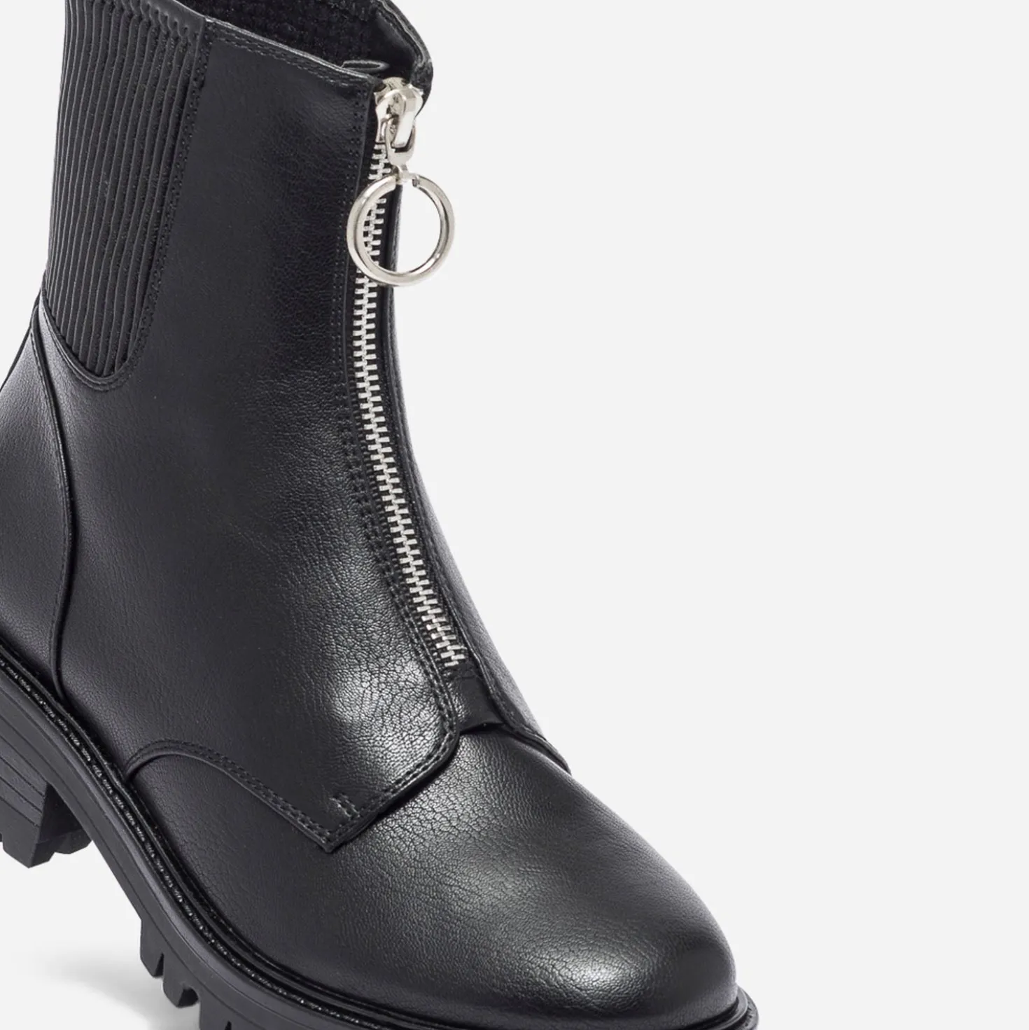 Chelsea boots TEXTO noir zippé